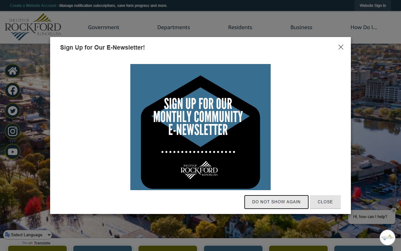 Rockford city portal for bench warrant records access