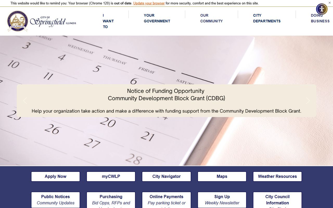 Springfield city portal for bench warrant information