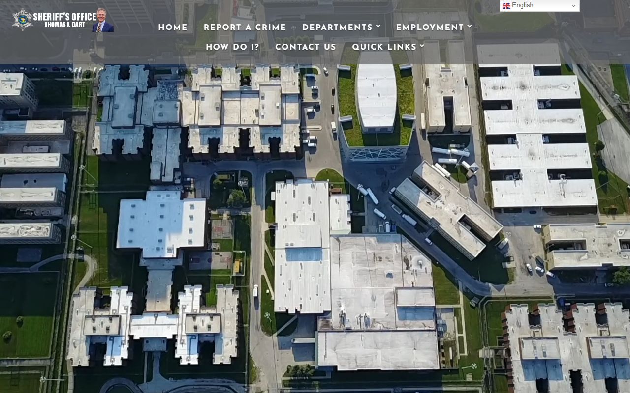 Cook County Sheriff Office website for bench warrant information